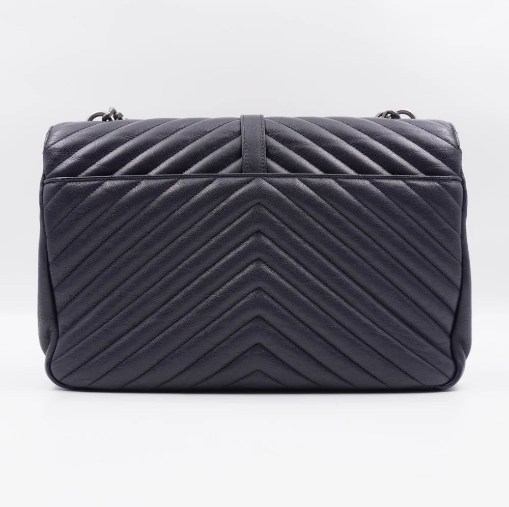 CE28 💟 Saint Laurent Leather College Large - Picture 3 of 16